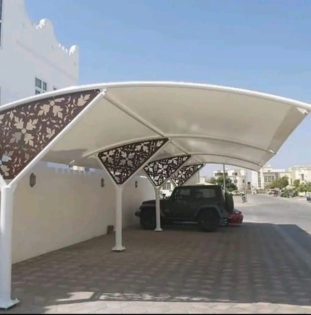 أعمال الحديد والمظلات والسواتر